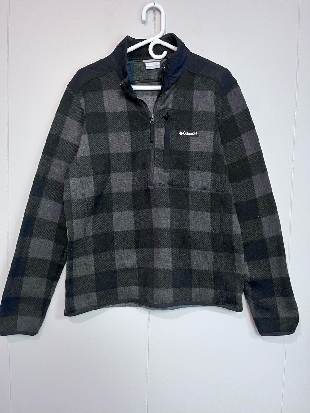 Columbia Sweater Weather II Plaid Half-Zip Fleece – Men’s L